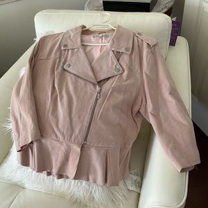 Pamela McCoy suede jacket